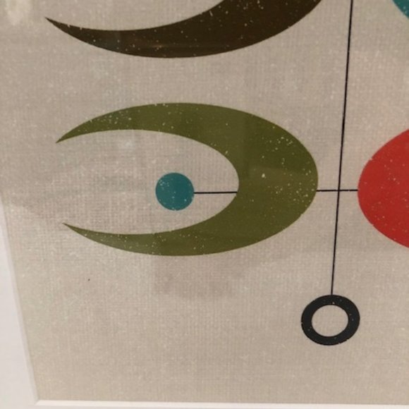 CLOSET CLEAR OUT! Offers welcome! Mid-Century Modern Framed Print - Picture 6 of 6